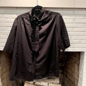 Vintage Black Blouse